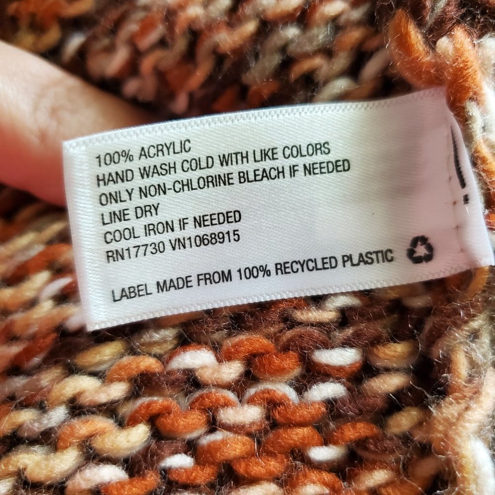 Universal Threads Rustic Color Poncho Open Cardigan - Picture 7 of 7